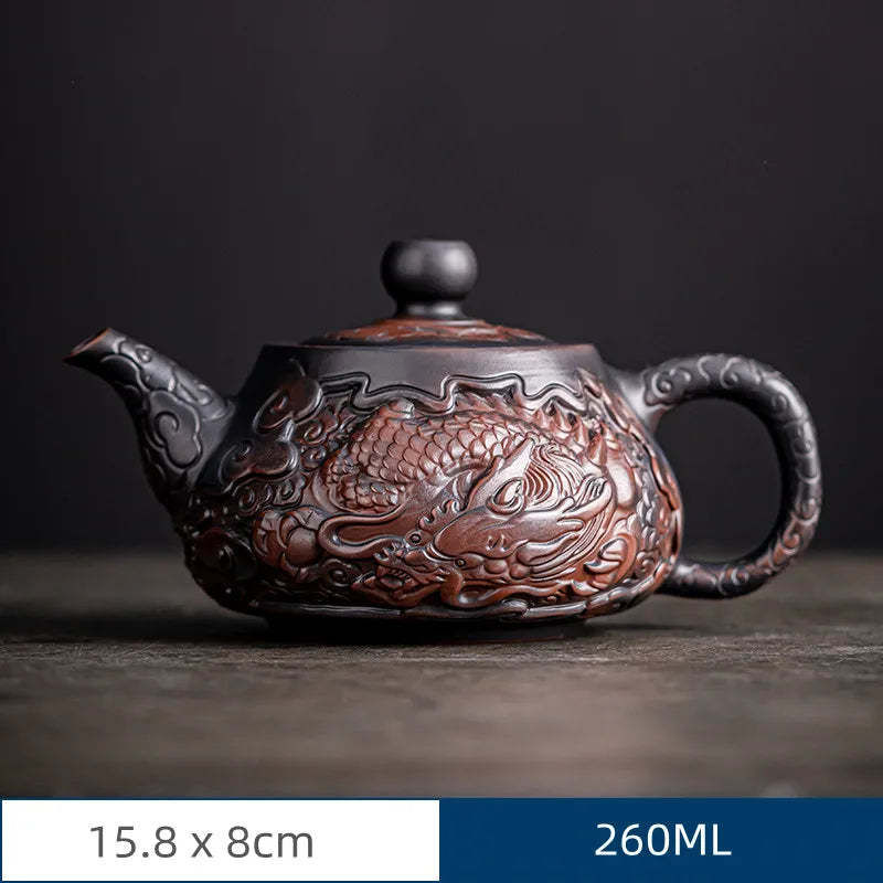 Dragon Clay Teapot-ToShay.org