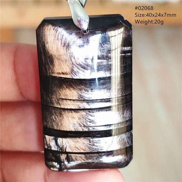 Black Hypersthene Pendant-ToShay.org