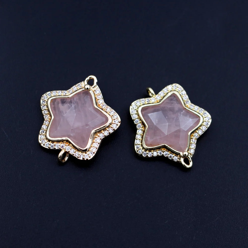 Mixed Crystal Star Charms-ToShay.org