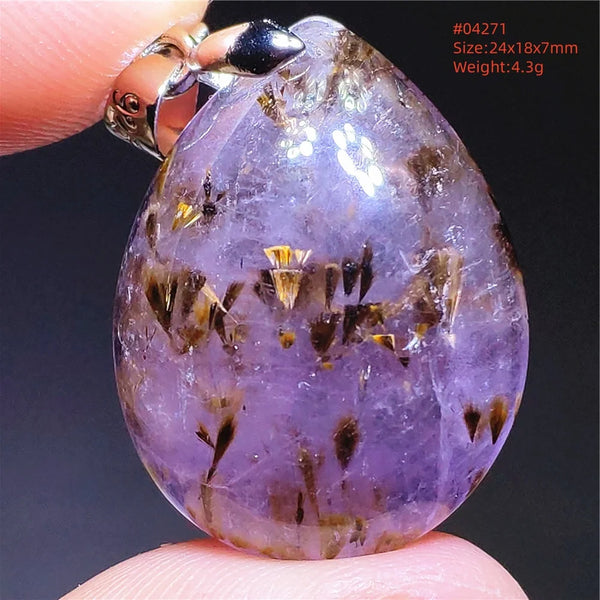 Purple Red Auralite Pendant-ToShay.org