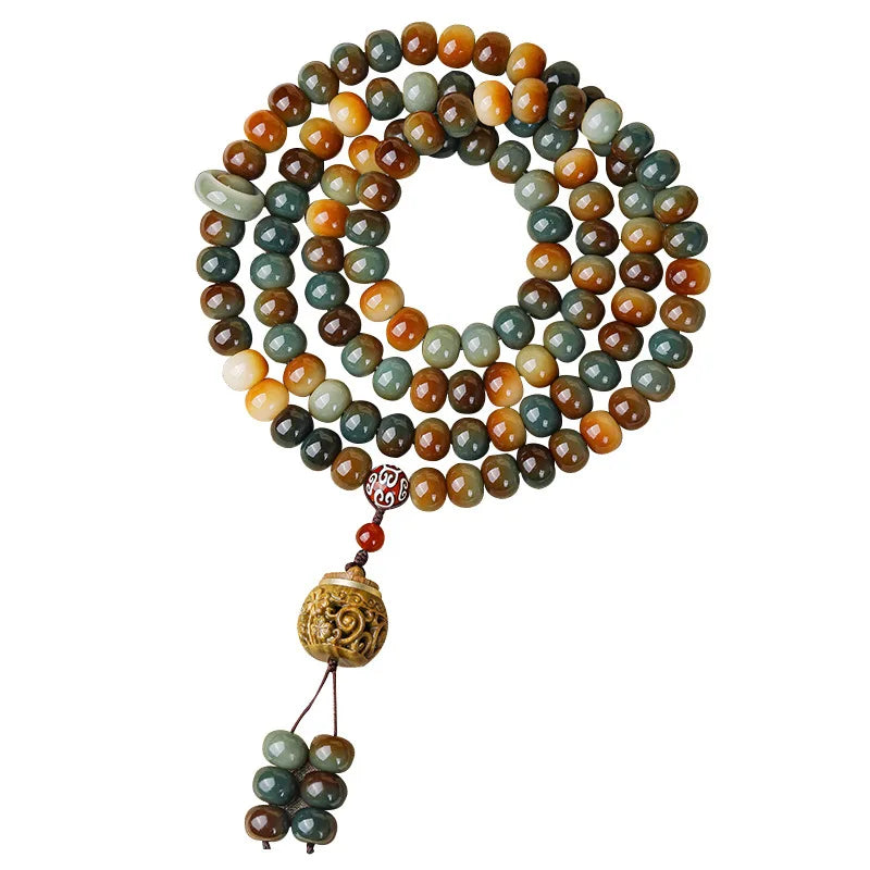 Green Bodhi Prayer Beads-ToShay.org