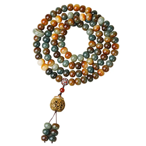 Green Bodhi Prayer Beads-ToShay.org