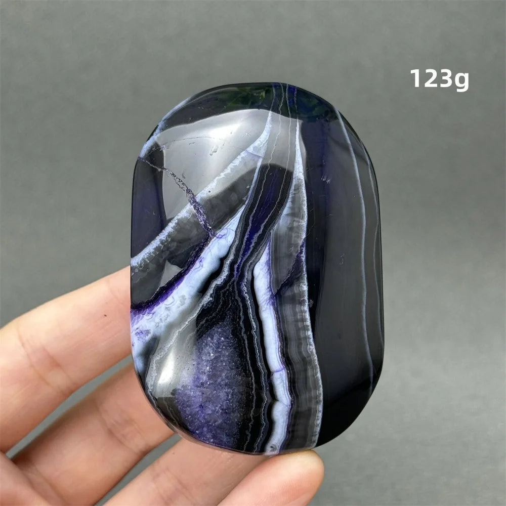 Purple Black Amethyst Agate-ToShay.org