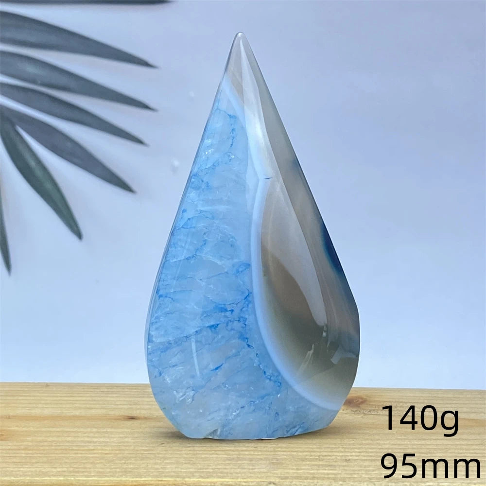 Blue Agate Torch-ToShay.org