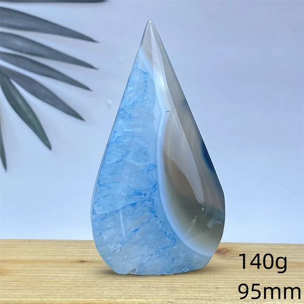 Blue Agate Torch-ToShay.org