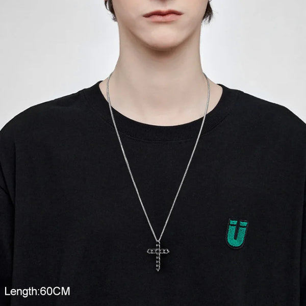 Black Diamond Cross Pendant-ToShay.org