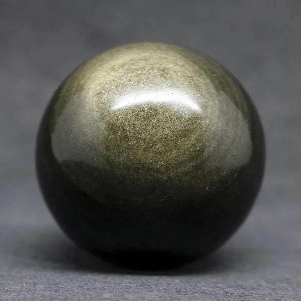 Gold Obsidian Crystal Ball-ToShay.org