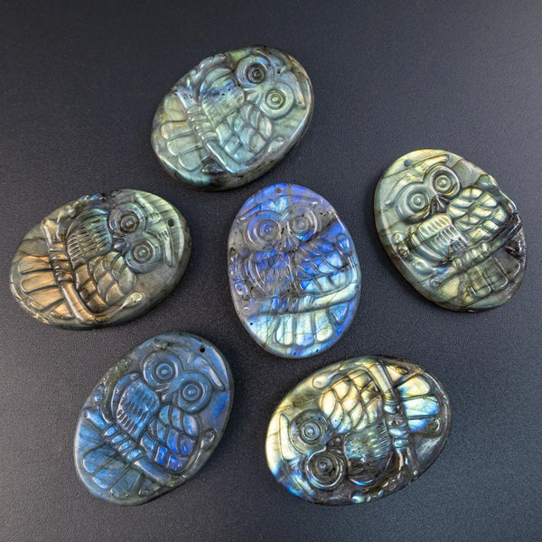 Blue Flash Labradorite Pendant-ToShay.org