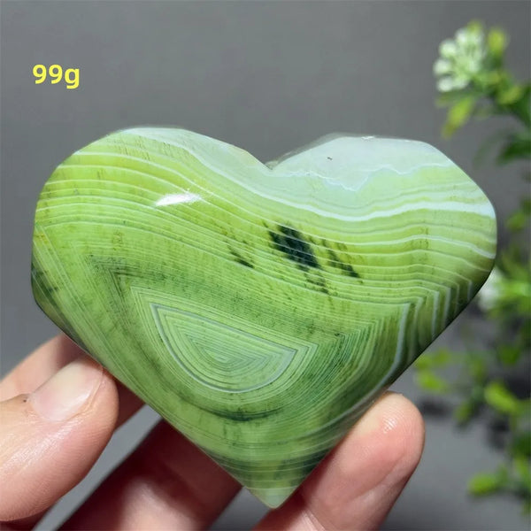 Green Agate Heart-ToShay.org