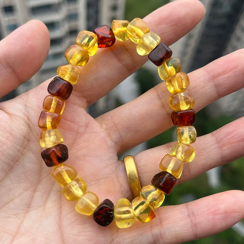 Yellow Amber Bracelet-ToShay.org