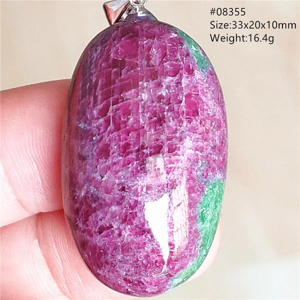 Red Ruby Zoisite Pendant-ToShay.org