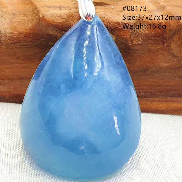 Blue Aquamarine Pendant-ToShay.org