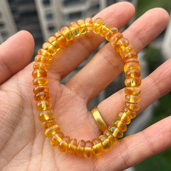 Yellow Amber Bracelet-ToShay.org