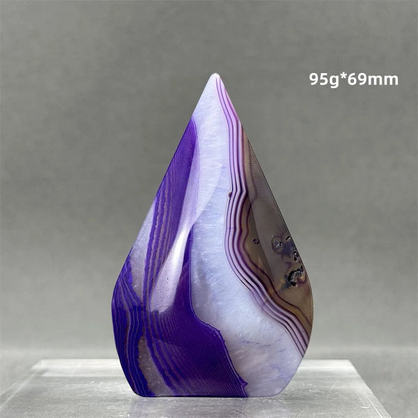 Purple Agate Torch-ToShay.org