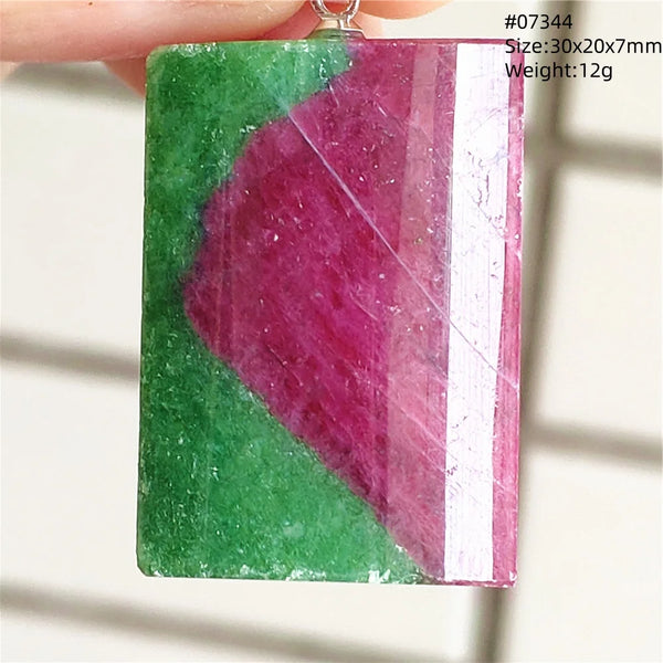 Red Ruby Zoisite Pendant-ToShay.org