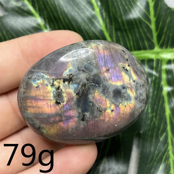 Purple Labradorite Palm Stone-ToShay.org