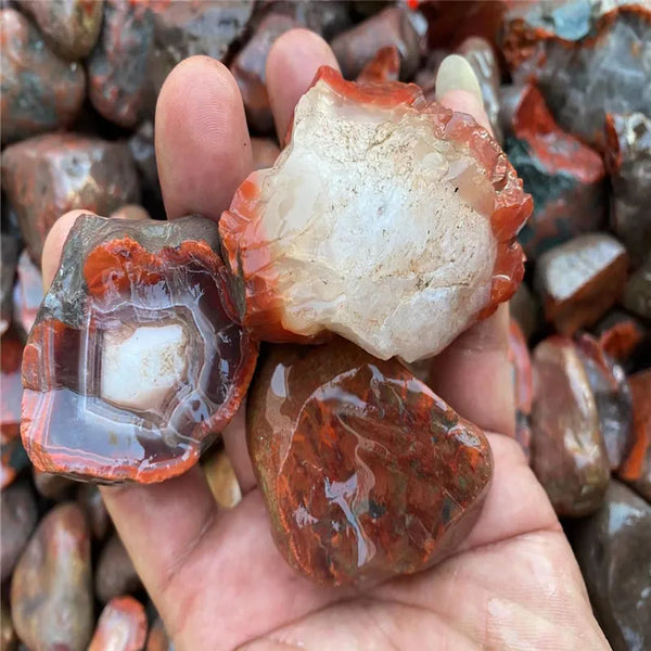 Red Agate Rough Stone-ToShay.org