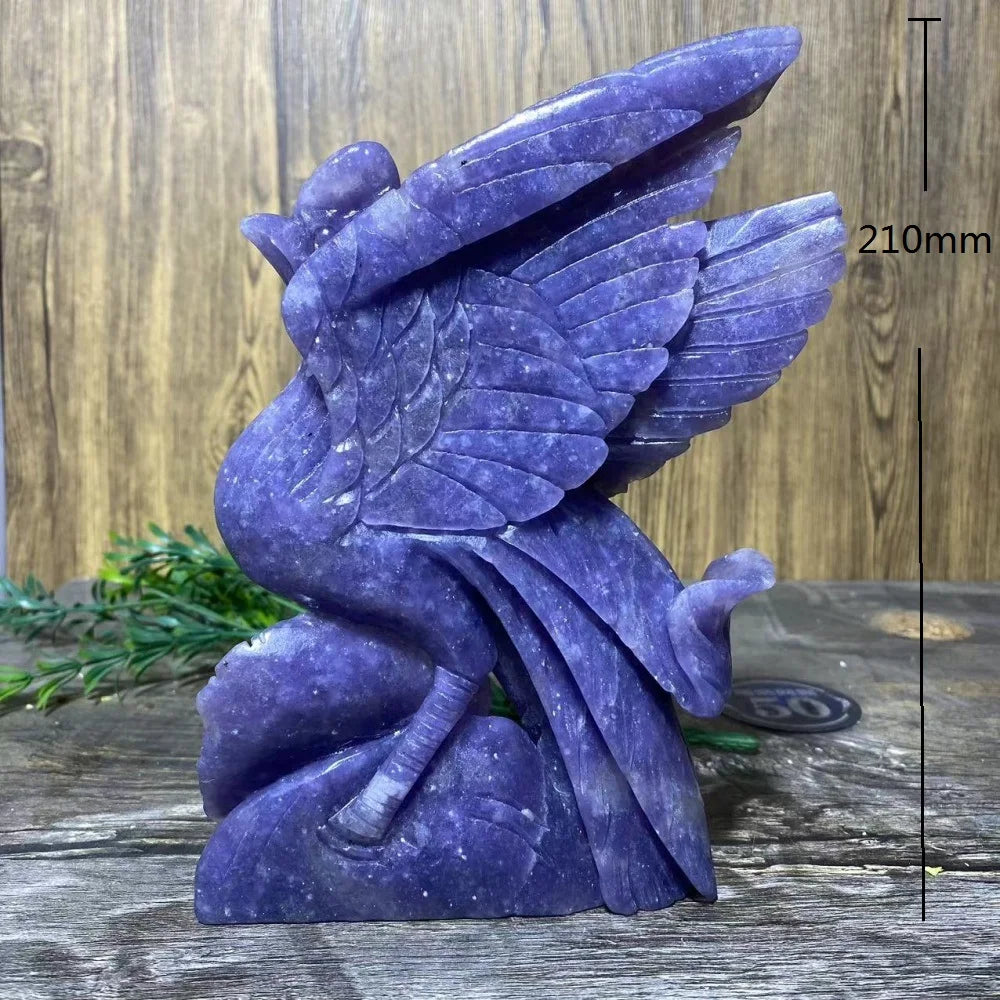 Purple Jade Phoenix Bird-ToShay.org
