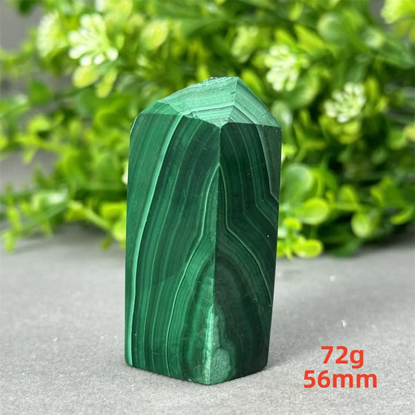 Blue Chrysocolla Malachite Point-ToShay.org