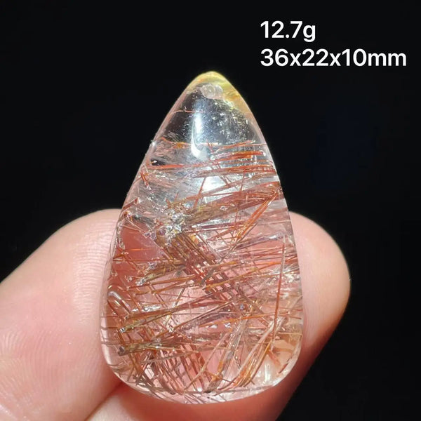 Red Copper Rutile Pendant-ToShay.org