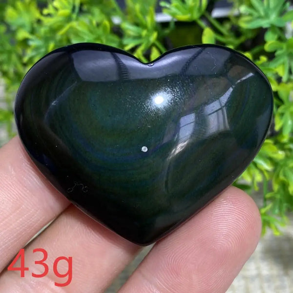 Rainbow Obsidian Heart-ToShay.org