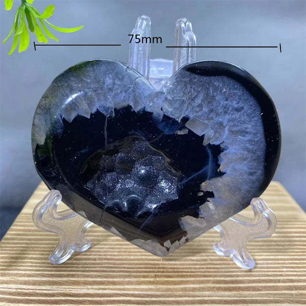 Black Agate Heart-ToShay.org