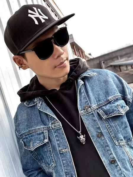 Silver Prajna Warrior Pendant-ToShay.org