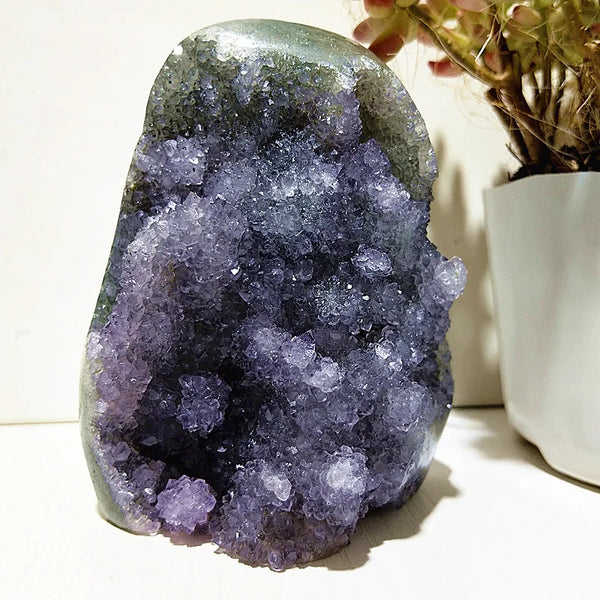 Purple Amethyst Geode Cluster-ToShay.org