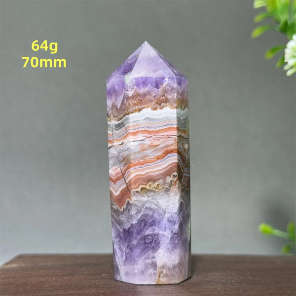 Purple Amethyst Wand-ToShay.org