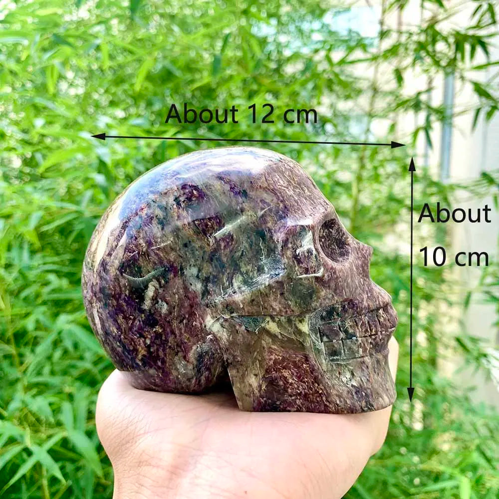 Pink Brecciated Fluorite Skull-ToShay.org