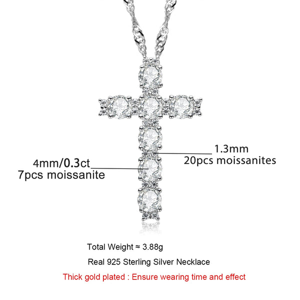 Diamond Cross Pendant-ToShay.org