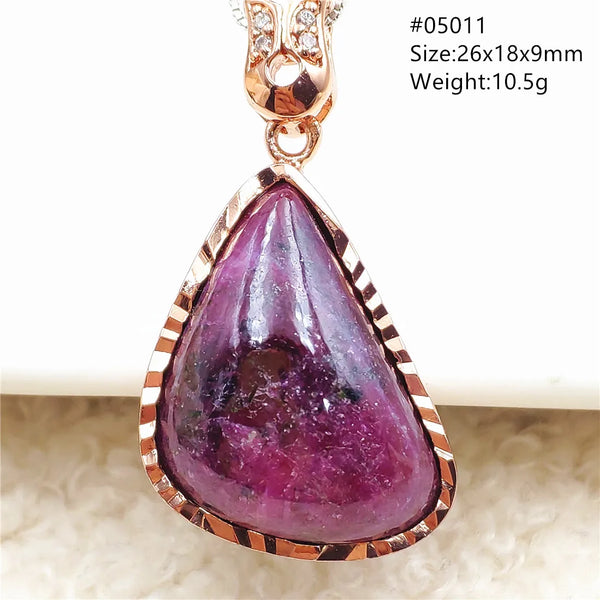 Red Ruby Zoisite Pendant-ToShay.org