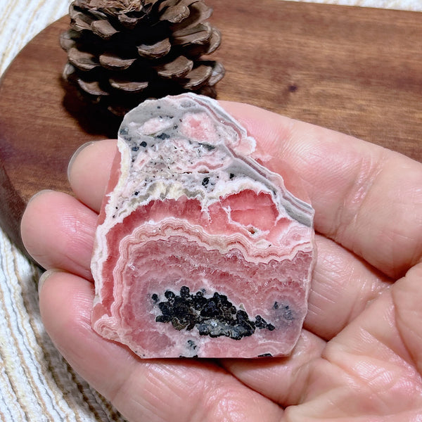 Pink Rhodochrosite Raw Rock-ToShay.org
