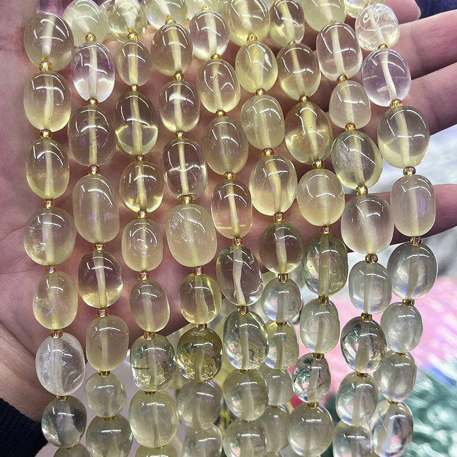 Yellow Lemon Crystal Beads-ToShay.org