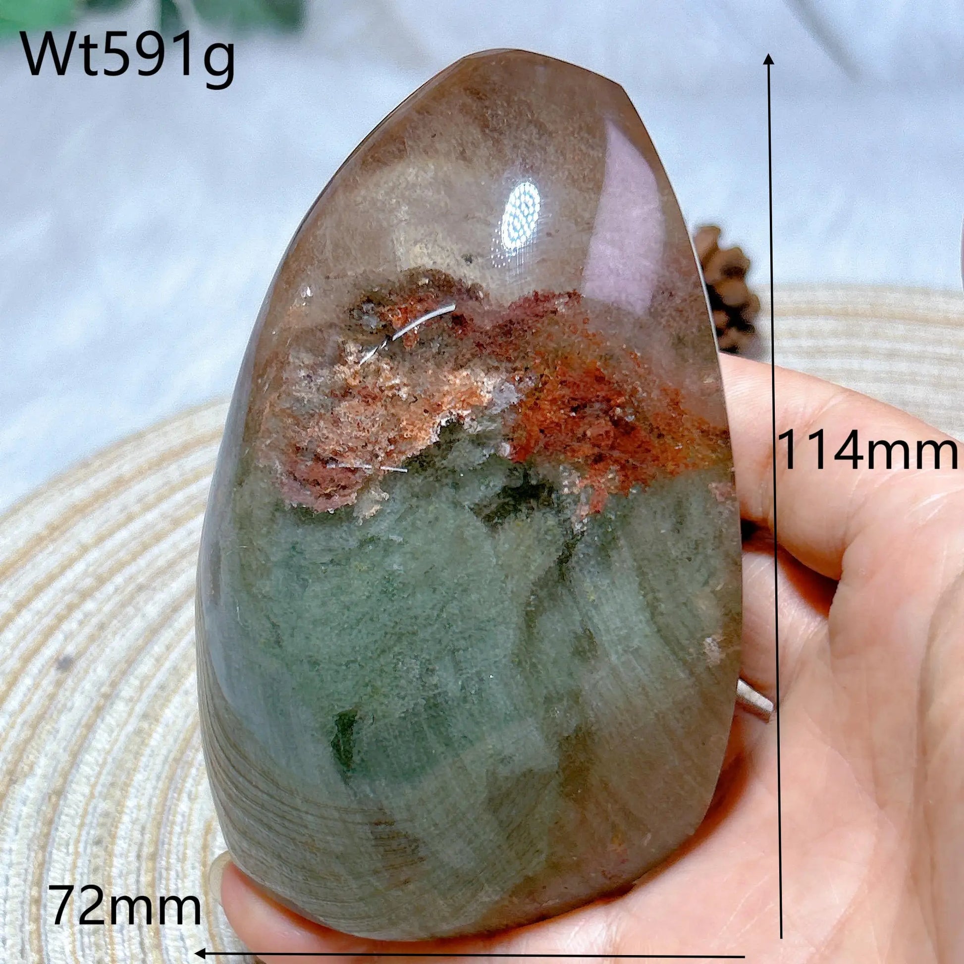 Green Garden Quartz Crystal-ToShay.org