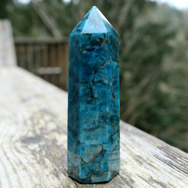 Blue Apatite Point-ToShay.org