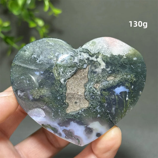 Green Aquatic Agate Heart-ToShay.org