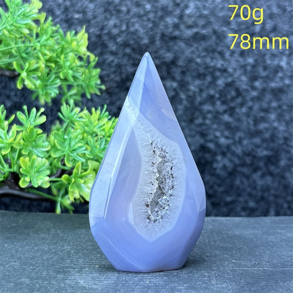 Blue Lace Agate Torch-ToShay.org