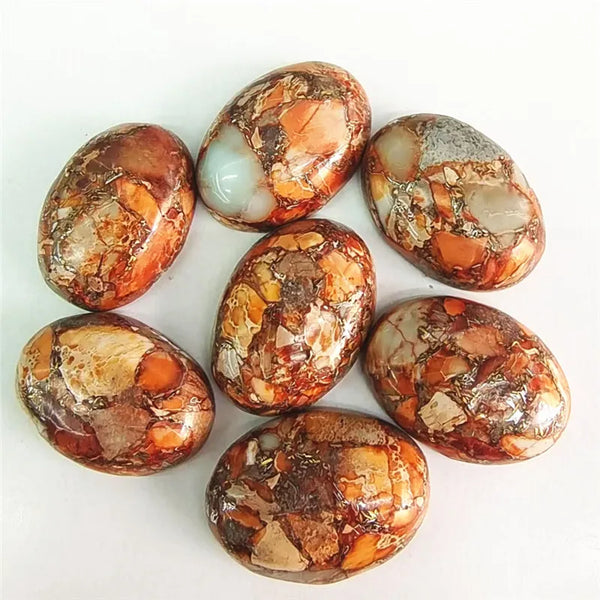 Mixed Imperial Jasper Cabochons-ToShay.org