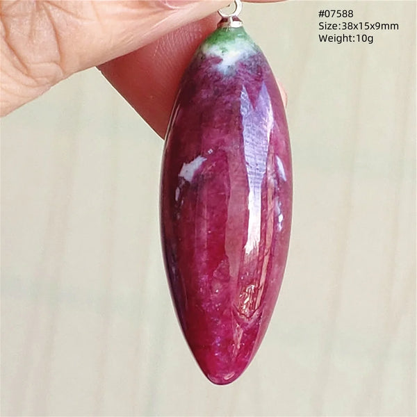 Red Ruby Zoisite Pendant-ToShay.org