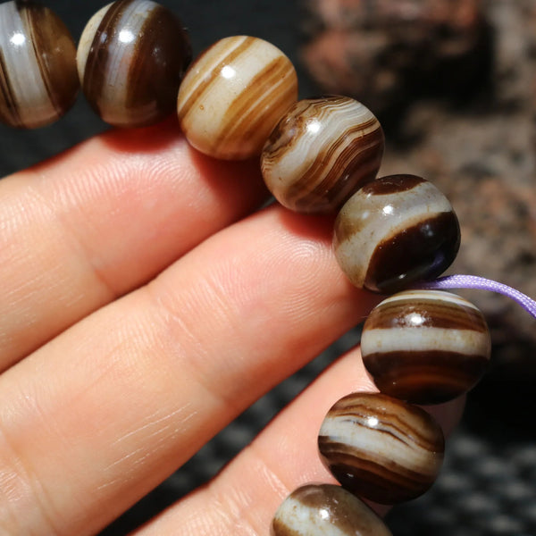 Tibetan Agate Dzi Beads-ToShay.org