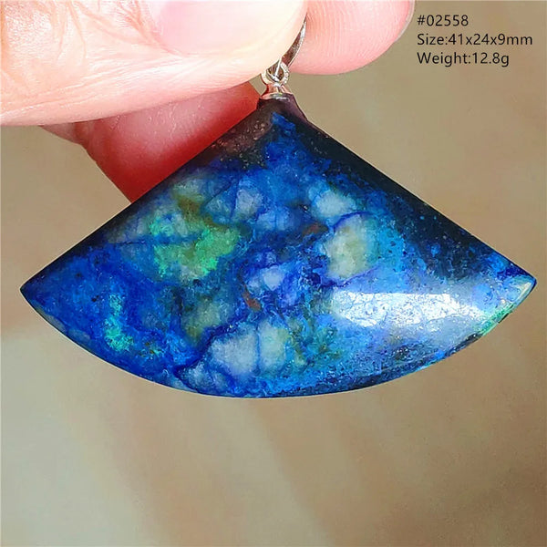 Blue Azurite Pendant-ToShay.org