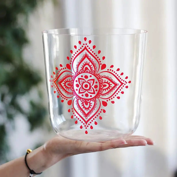 Chakra Clear Crystal Bowl-ToShay.org