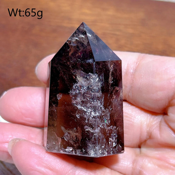 Smokey Rainbow Quartz Point-ToShay.org