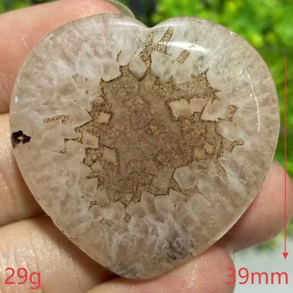 Black Agate Geode Heart-ToShay.org