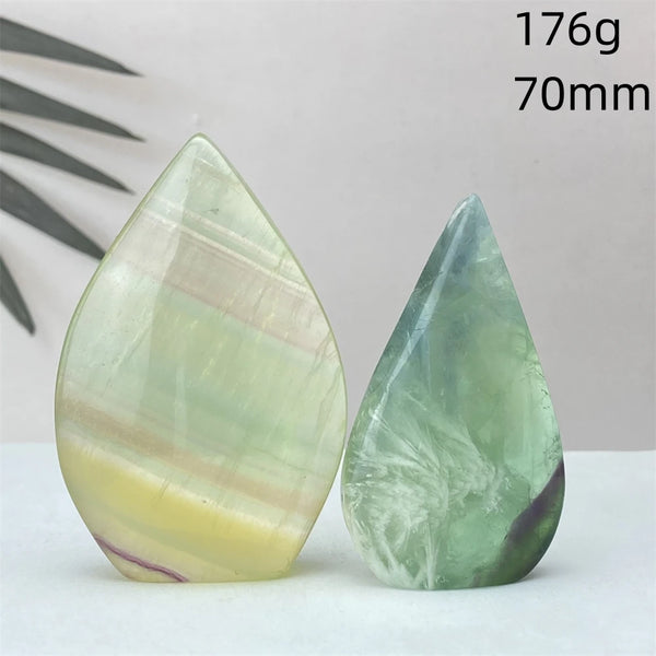 Green Feather Fluorite Torch-ToShay.org