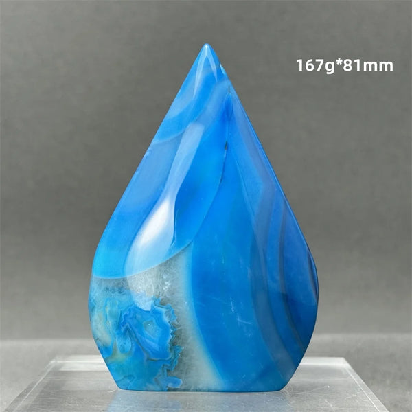 Blue Agate Torch-ToShay.org