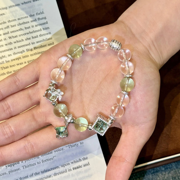 Green Fluorite Bracelet-ToShay.org