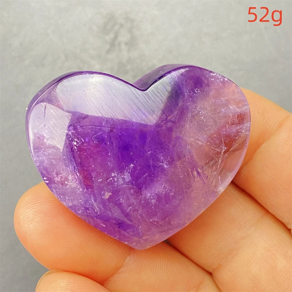 Purple Amethyst Hearts-ToShay.org
