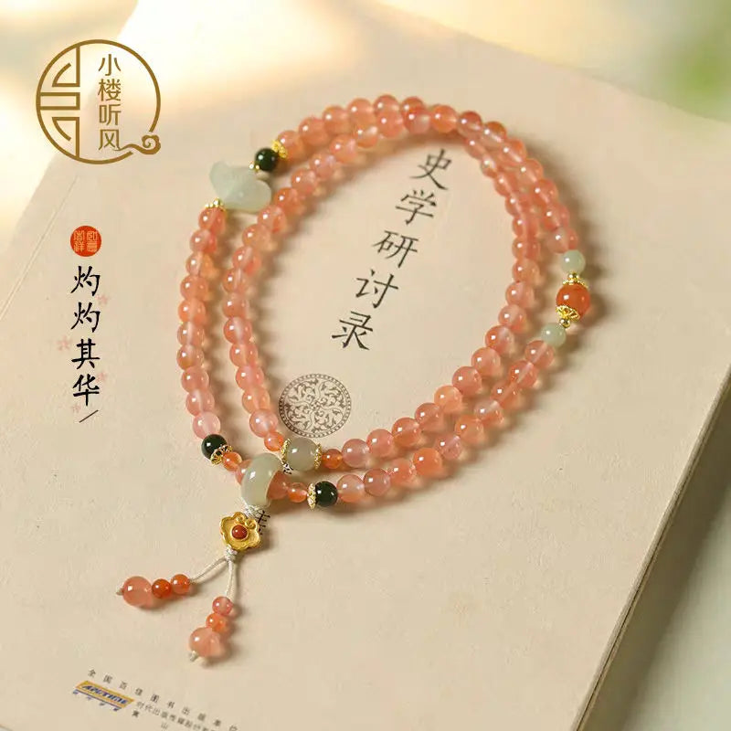 Red Ice Agate Prayer Beads-ToShay.org